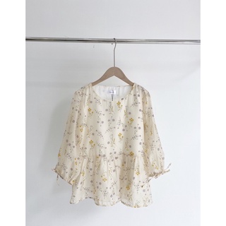 Áo hoa dáng babydoll Daisy top Ma Vie