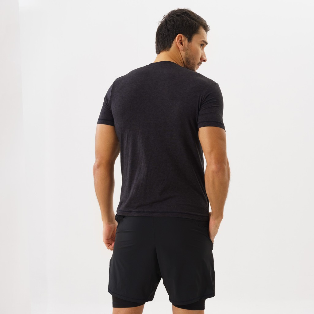 Ảnh Áo tập gym nam Hibi Sports T101, form ôm vừa, kiểu ngắn tay 2