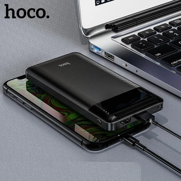 Sạc dự phòng 10000mah sạc nhanh 2 cổng sạc USB và Type-C hỗ trợ sạc nhanh, có đèn LED báo sạc