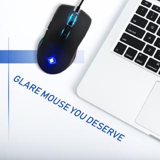 Chuột Chơi Game Có Dây Type-C RGB Chuột Quang Công Thái Học 3200 DPI Cho Văn Phòng PC Laptop Game Thủ Chuột Mát