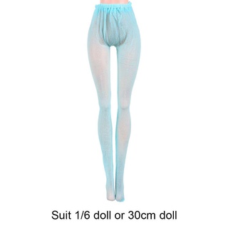 Risedot Búp Bê Lụa Vớ Phù Hợp Với 1 / 6 Nhiều Màu Sắc Quần Tất Quần Legging Mini Co Giãn