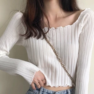 Áo len croptop
