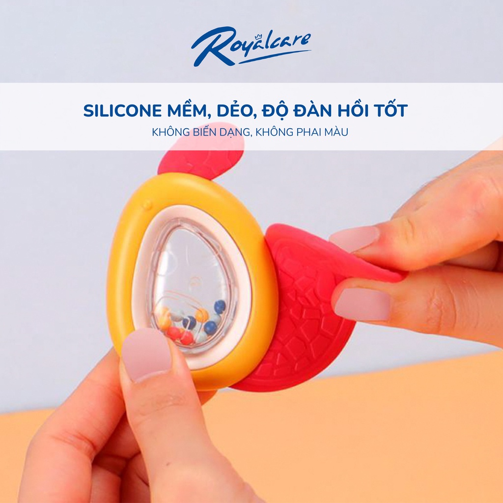 Mô tả Bộ đồ chơi xúc xắc 8 món gặm nướu, lục lạc cao cấp cho bé RoyalCare 822-493-S8 đáng yêu, an toàn, âm thanh vui tai - 3