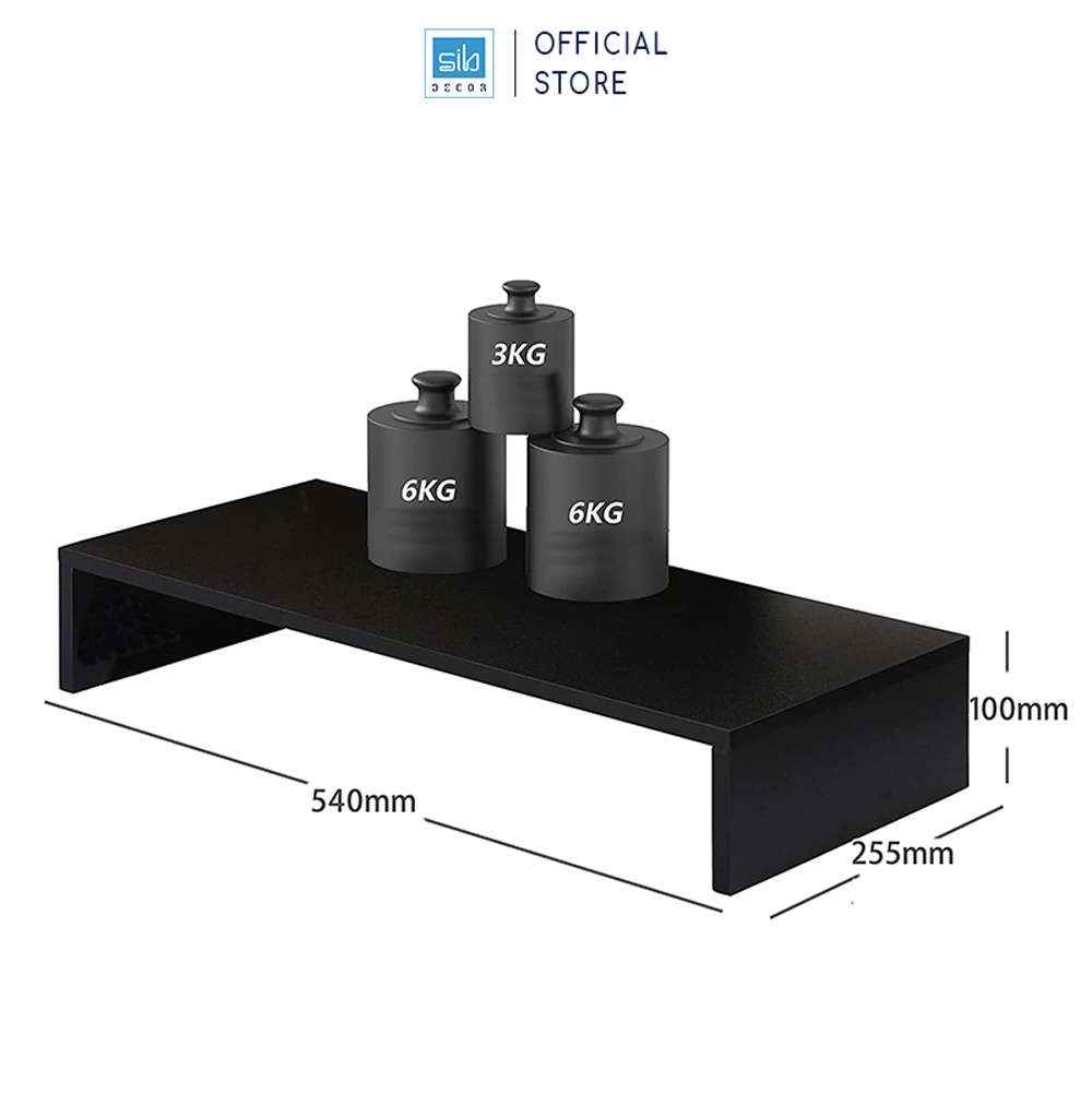 Mô tả Kệ Màn Hình Để Bàn Làm Việc Đơn Giản SIB Decor KDB23 - 4