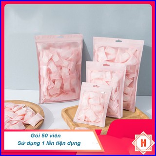 Gói 50 Khăn Giấy Nén Dạng Viên Kẹo Tiện Lợi { H }