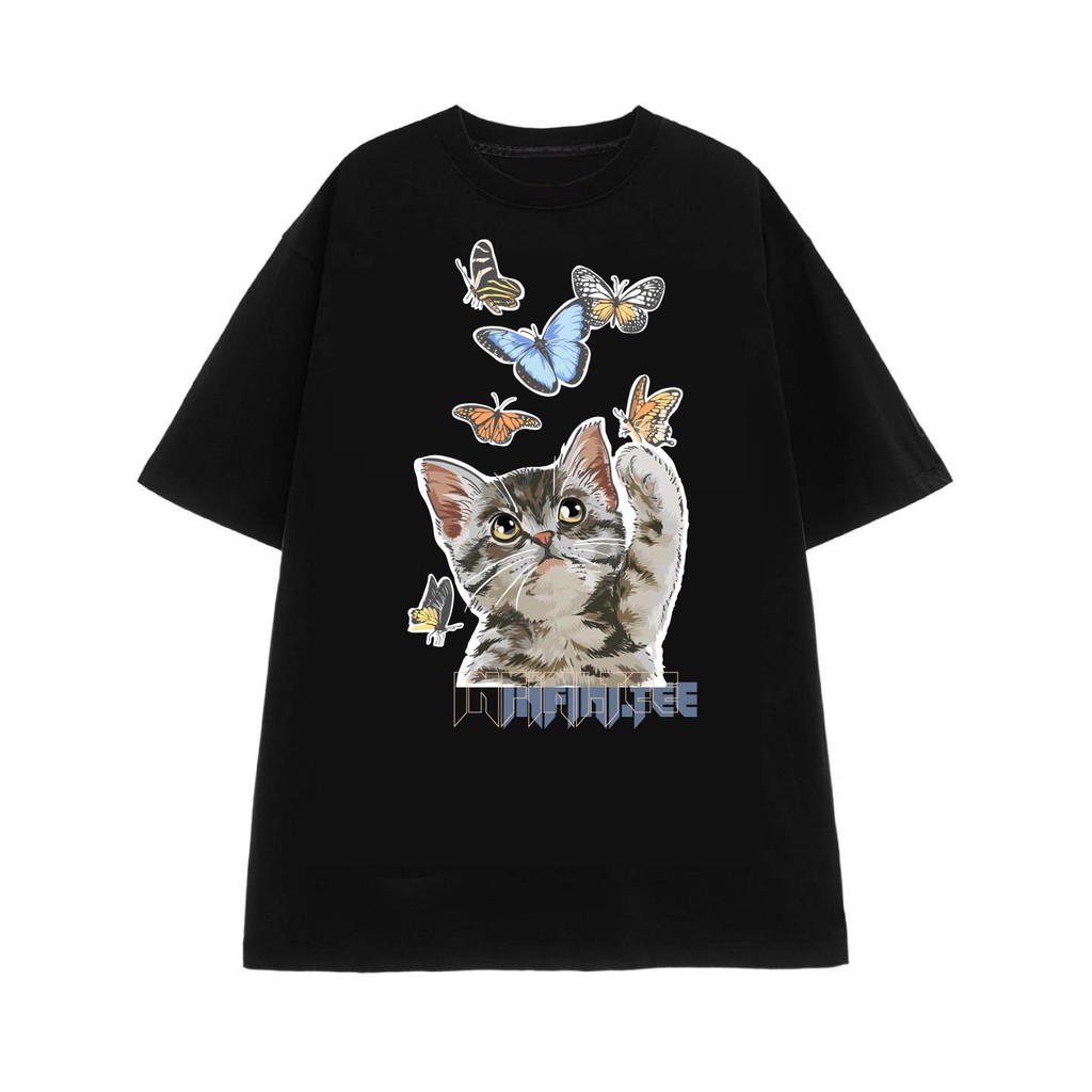Áo thun INFINITEE Fni0859, Thun 100% Cotton - form rộng Unisex.