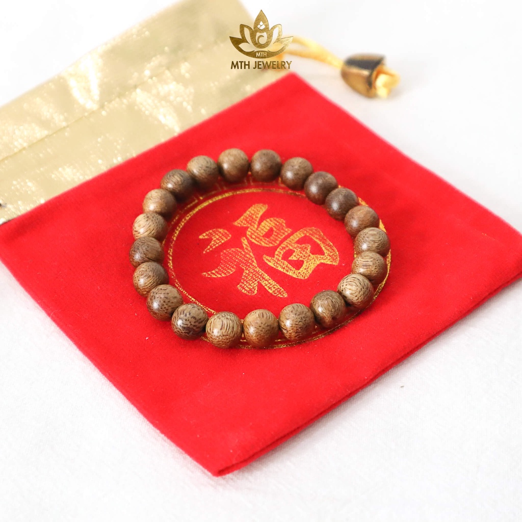 Ảnh Vòng tay Trầm Hương MTH JEWELRY Hạt Tròn Đơn Size 8mm (Nữ) 2