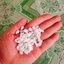 Đá sỏi trang trí chậu cây - 500g - Đá cuội sỏi chuyên trang trí bể cá, sân vườn - sỏi trắng cao cấp
