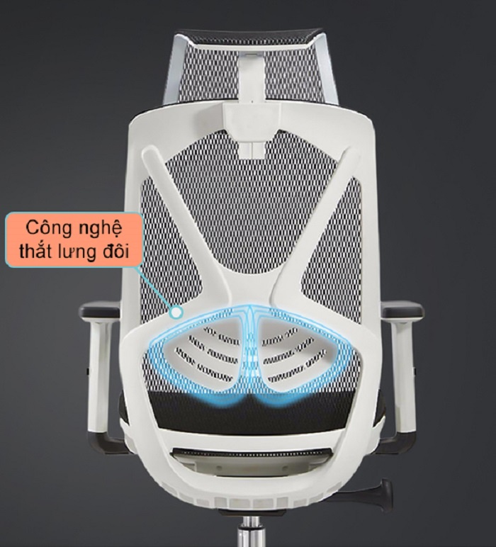 Mô tả Ghế công thái học Nghia Furniture Ergonomic Spider 01 bảo vệ cột sống hiệu quả - 4