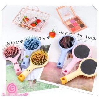 Lược 2in1 kèm gương siêu xinh