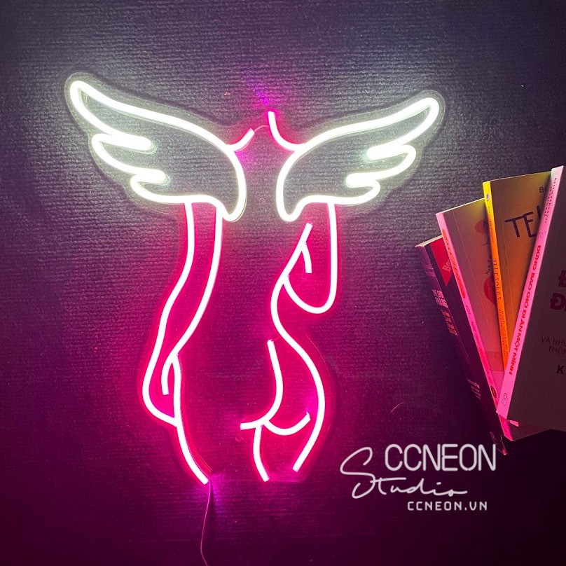 Đèn Trang Trí Led Neon Sign Sexy Có Cánh