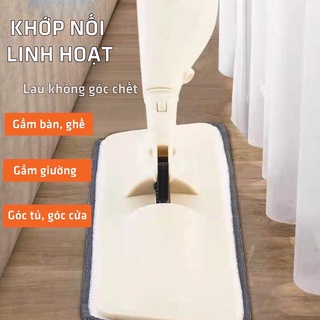 Cây lau nhà phun sương 360 độ , chổi lau nhà thông minh có bình xịt nước