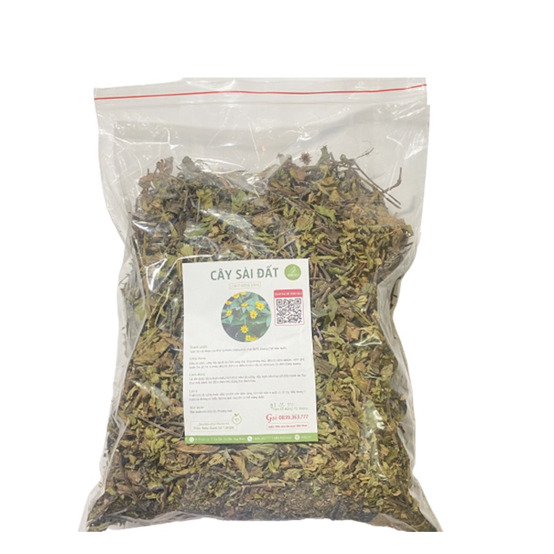 Cây sài đất khô cao cấp JINDO 1kg tác dụng hỗ trợ bàng quang và viêm gan hiệu quả