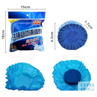 Bịch 10 Viên Tẩy Bồn Cầu Khử Mùi Hôi Vết Ố Tẩy Sạch Vểt Bẩn,Đánh Bay Vi Khuẩn Gây Hại-GD404-TayBC-10