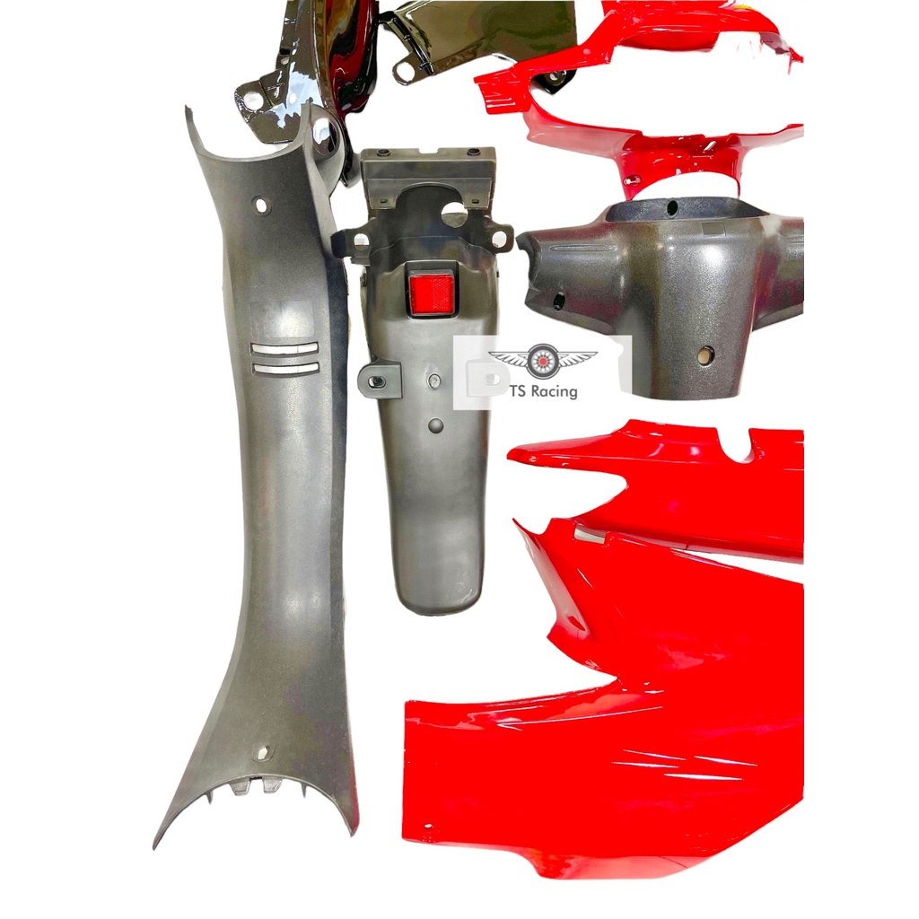 Dàn áo wave zx đỏ đen - tặng team 3 lớp