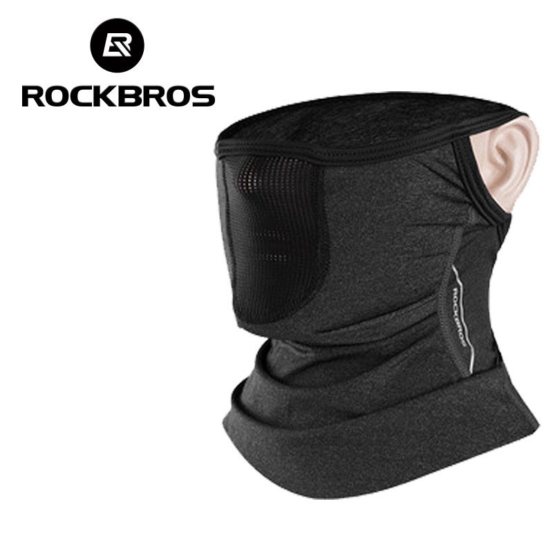 Rockbros Cổ Gaiter Mặt nạ, Khăn làm mát thoáng khí bằng lụa băng để đi câu cá đi bộ đường dài