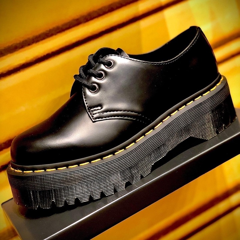 Dr. Martens Giày Nữ/ Nam 25567001 Black 1461 Quad Smooth | Shopee Việt Nam