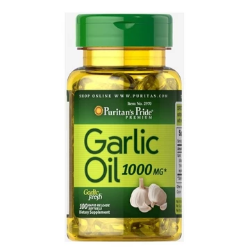 Dầu tỏi tăng cường hệ miễn dịch, hỗ trợ phòng ngừa cảm cúm, giảm cholesterol Garlic Oil 1000mg 100 viên