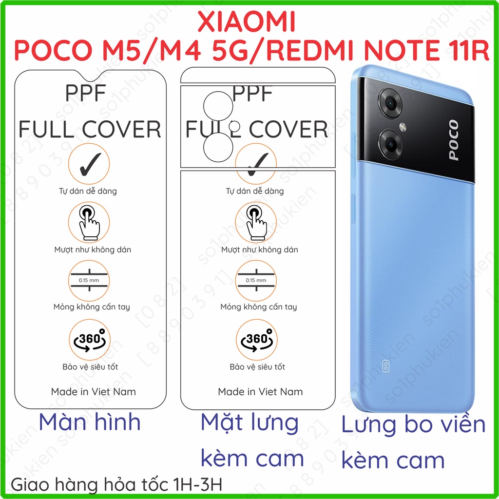 SHIYENA Cover compatibile con Xiaomi Poco M4 5G / Poco M5 / Redmi Note