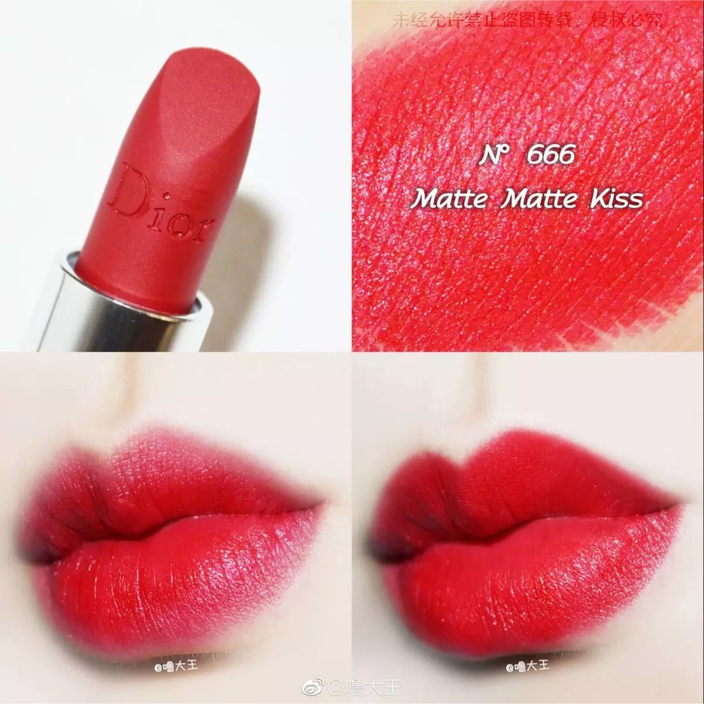 Son Dior Rouge 666 Matte Kiss