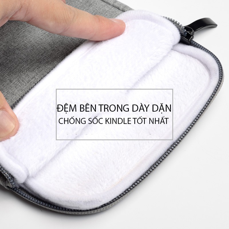 Túi chống sốc bảo vệ máy đọc sách màn hình 6inch, 6.8 inch (Kobo Clara, Kindle Basic, ppw5, ppw6) | BigBuy360 - bigbuy360.vn