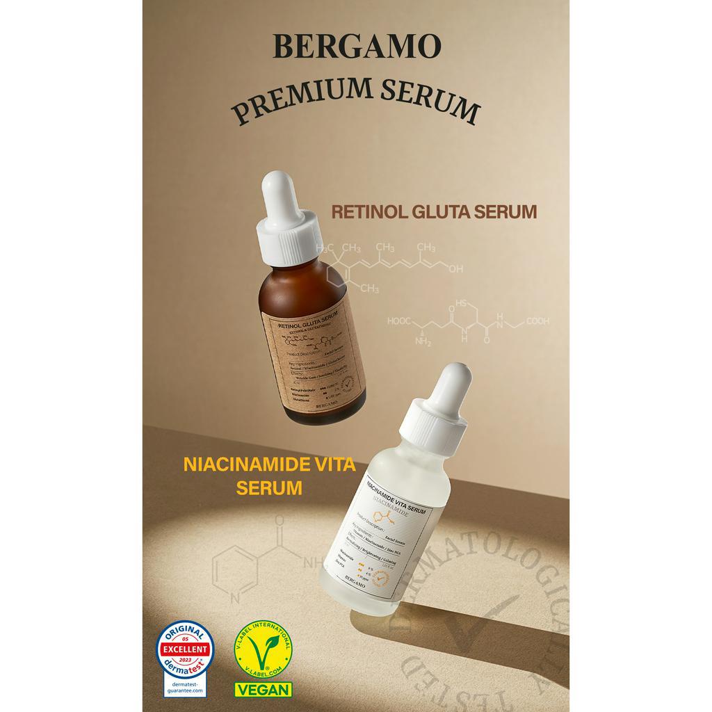 Ảnh Bộ đôi Serum Retinol & Niacinamide Dưỡng Trắng Da Chống Lão Hóa Cao Cấp BERGAMO 1