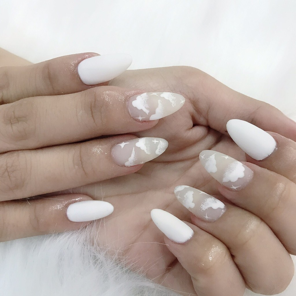 Bộ Móng Tay Giả NailBox Trang Trí Dễ Thương Theo Mẫu