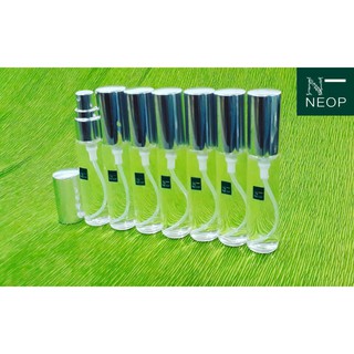 Lọ Thủy Tinh Tròn Rỗng Chiết Nước Hoa 10ml Siêu Xinh Nắp Vàng hoặc Bạc