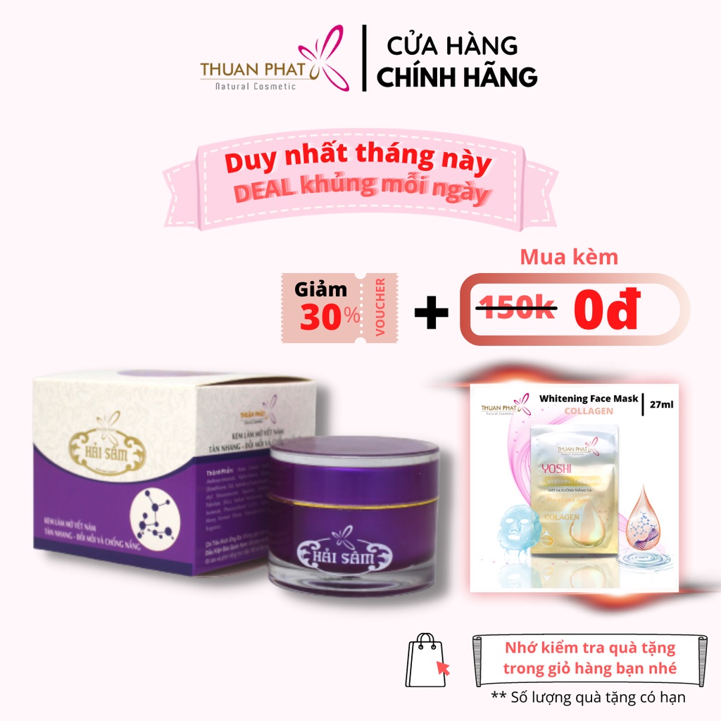 Kem làm mờ vết nám , tàn nhan và đồi mồi chống nắng