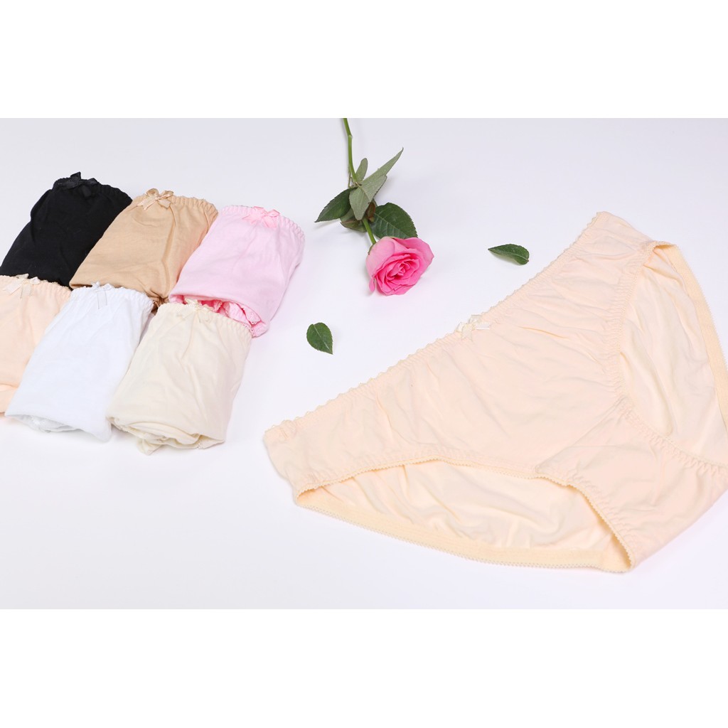 Ảnh Quần lót nữ cotton trơn Jobelli 1304 [Combo 6] 2
