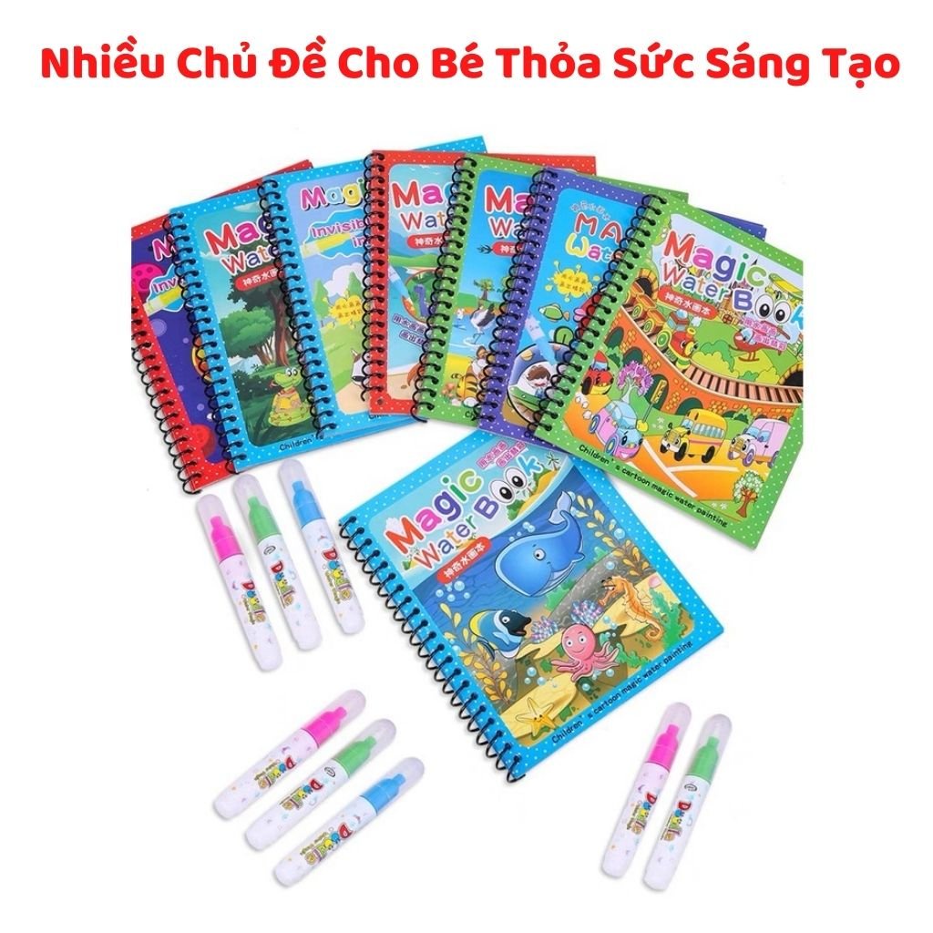 Đồ Chơi Tranh Tô Màu Ma Thuật Không Giới Hạn, Bút Không Bao Giờ Hết Mực
