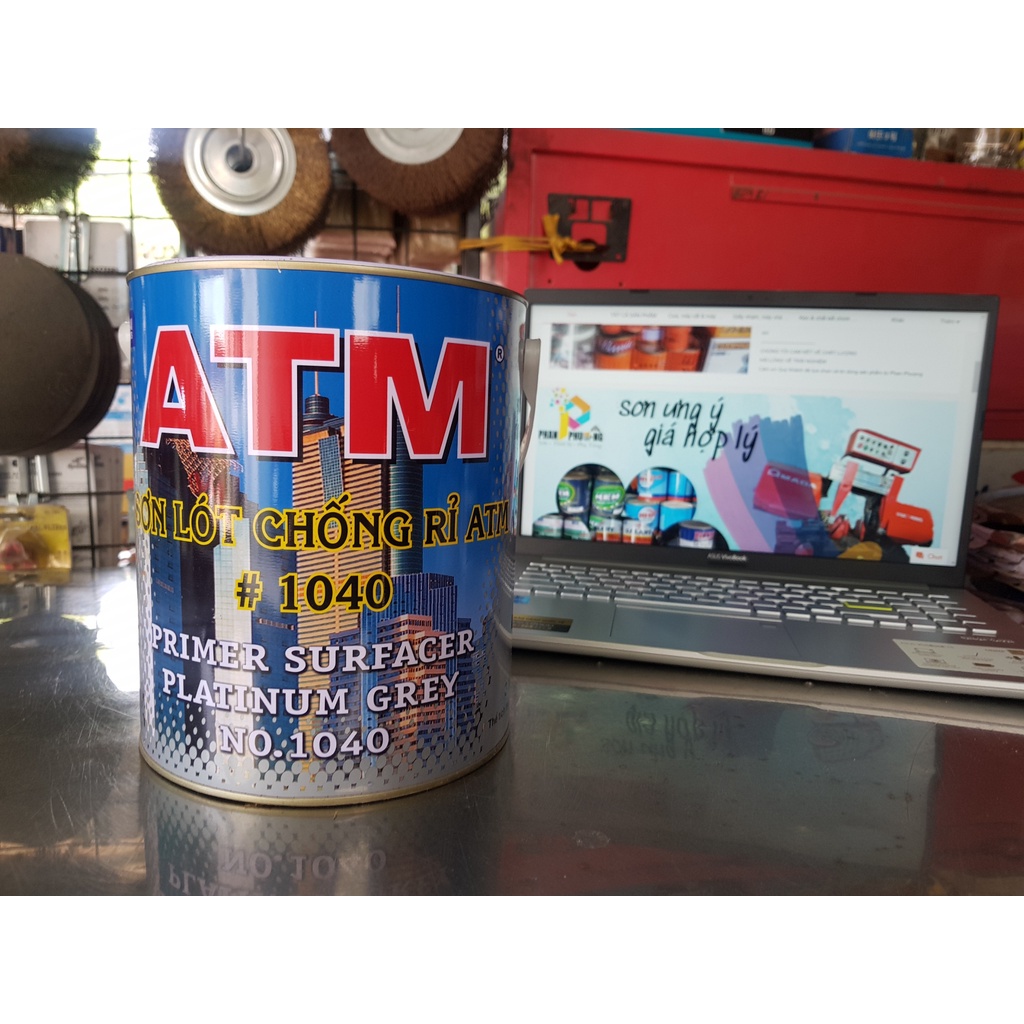 [GIÁ TỐT] SƠN LÓT CHỐNG RỈ ATM  #1040  3 LÍT