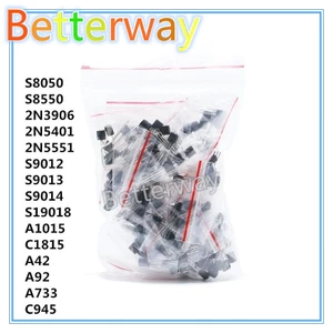 Bộ Transistor Thường Được Sử Dụng TO-92 A42 A92 2N5551 2N5401 2N3904 S8050 S8550 S9012 S9013 S9014 9015 9018 A1015 C1815