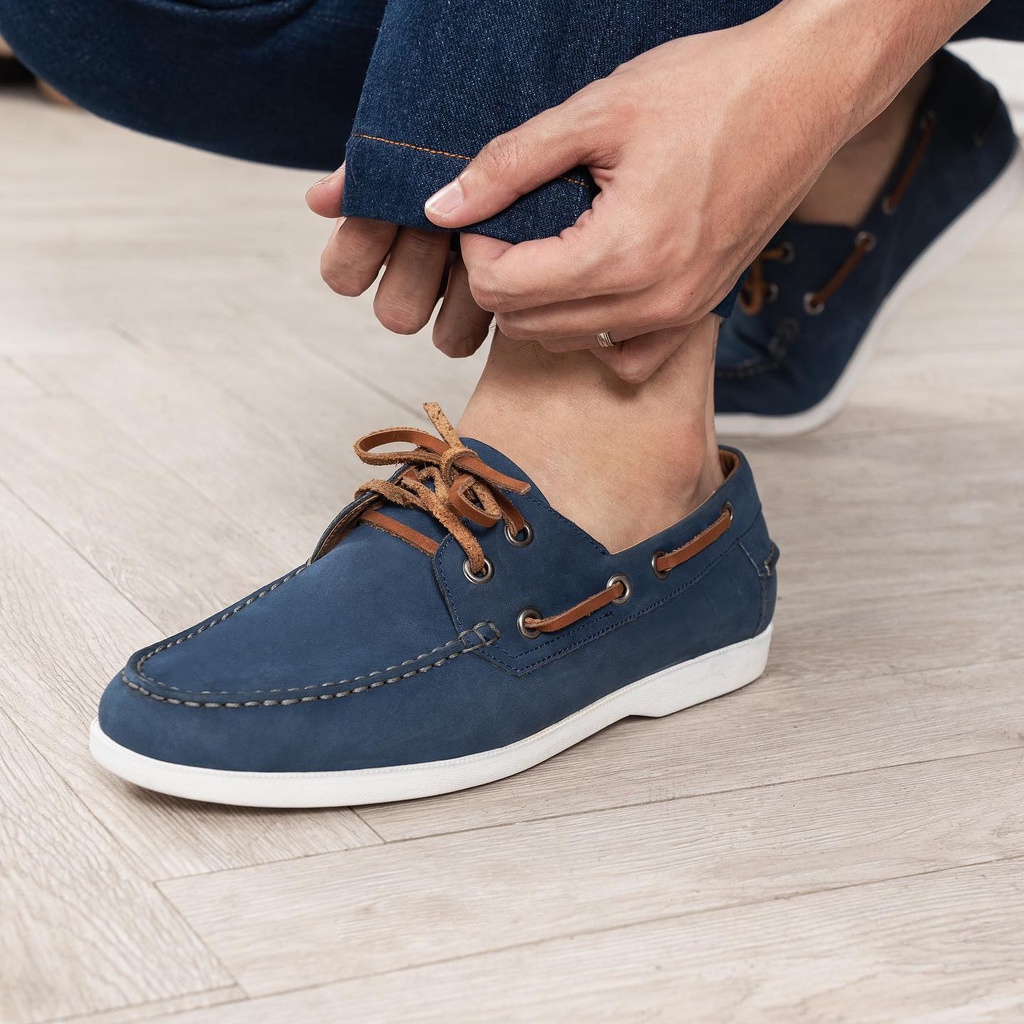 STEED Giày nam boat shoes da bò sáp chuyên cung cấp và sản xuất giày da bò