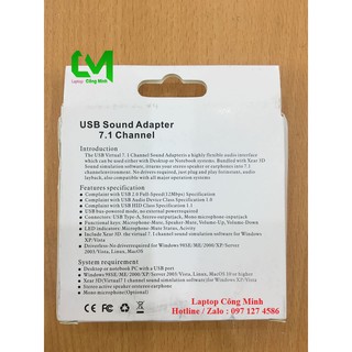 Usb  Sound 7.1