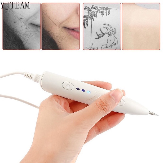 【new】bút Laser Mini Tẩy Nốt Ruồi Usb Loại Bỏ Tàn Nhang Vết Thâm Xóa Vết Thâm Trên Da Bút Chăm