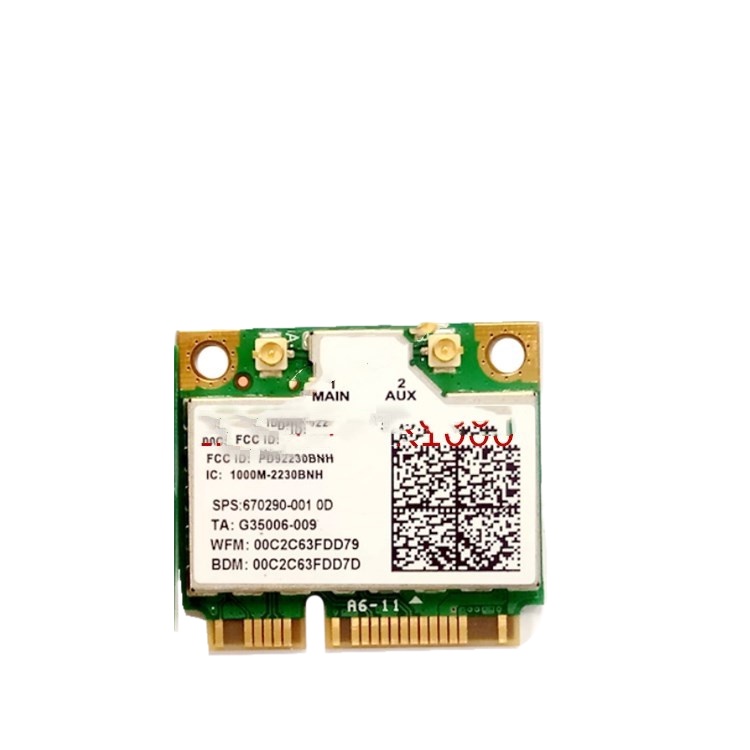 Được sử dụng cho Card mạng không dây Lenovo G400 G410 G500 G510 G405 ...