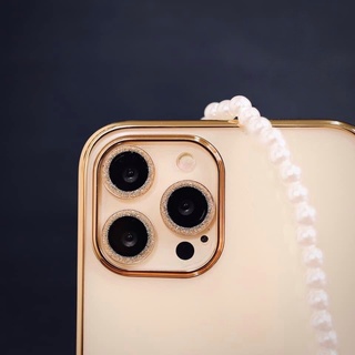 Ốp DEVIA cứng lưng trong viền vàng cao cấp cho Iphone 16 15 14 13 12 pro promax
