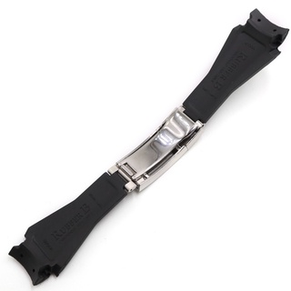 Dành cho cao su 21mm Deepsea Rolex Seadweller Sea Dweller Rolex Deep Sea watchband Dây đeo đồng hồ 44mm