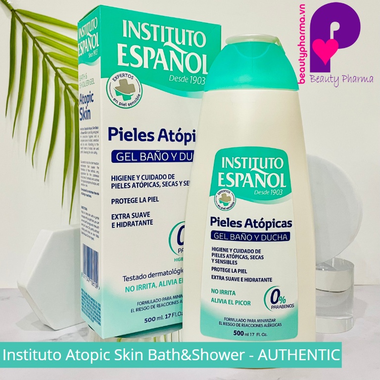 [DATE MỚI-CHÍNH HÃNG PHÒNG KHÁM DA]Sữa tắm Gel Instituto Espanol Atopic ...