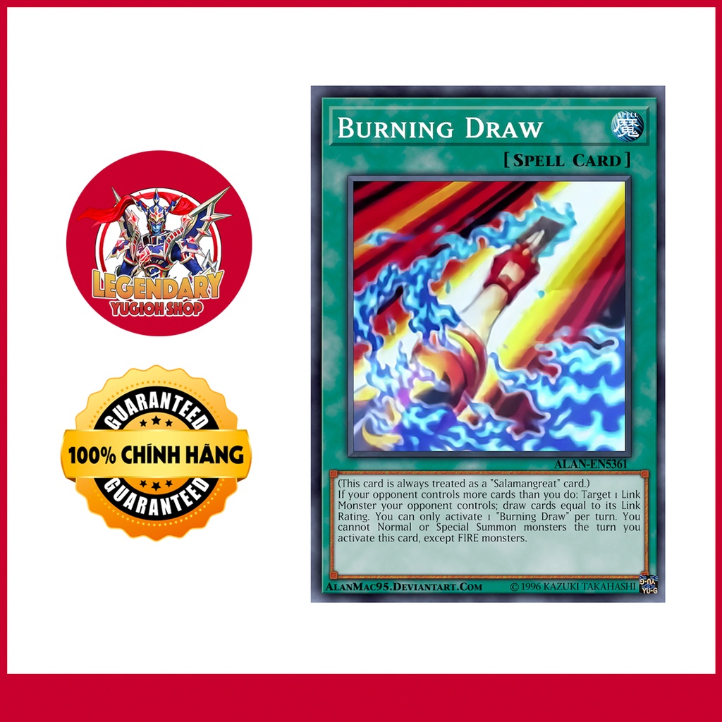 [Thẻ Bài Yugioh Chính Hãng] Burning Draw | Shopee Việt Nam