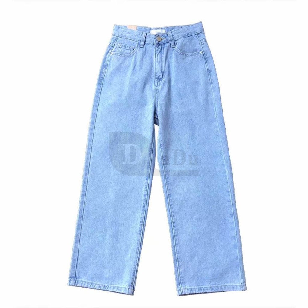 Ảnh Quần Jeans Dài Ống Rộng Thời Trang Dành Cho Nữ 1