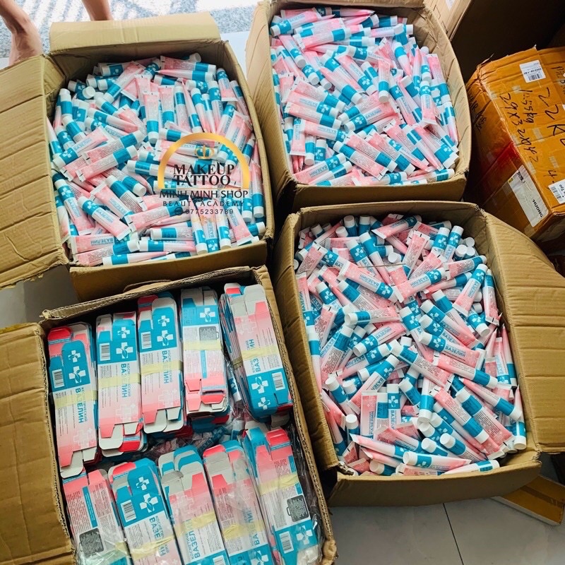 Dưỡng Vaseline Nga Dùng Lau Mực Trong Phun Xăm