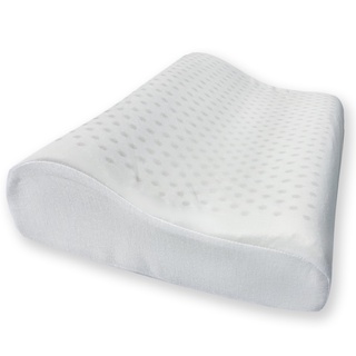 Gối Cao Su Thiên Nhiên Lượn Sóng NIN House NLP0122 | 60x40x8/11cm | Hỗ Trợ Xương Khớp, Nâng Đỡ Cột Sống