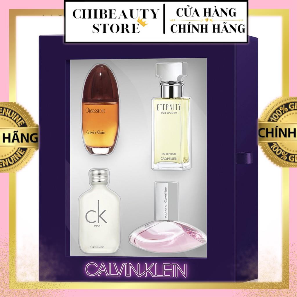 Calvin Klein Women's 4-Piece Coffret Gift Set 