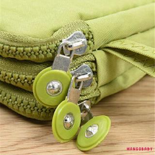 ♬Mg♪-Nữ Dây Kéo Canvas Ví Dài Clutch Đồng Xu Túi Điện Thoại Ví Đựng Thẻ