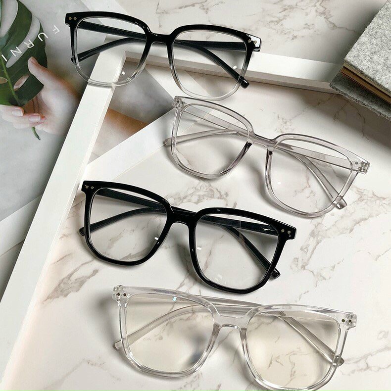Mắt kính giả cận chống tia UV dành cho nam nữ thời trang Hàn Quốc mã k18
