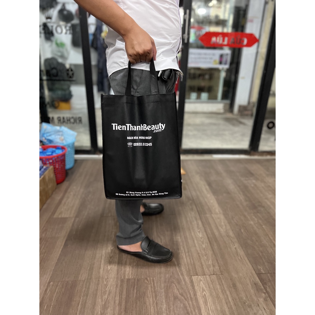 5 cái Túi vải đựng giày khổ 30cm x 25cm x 10cm