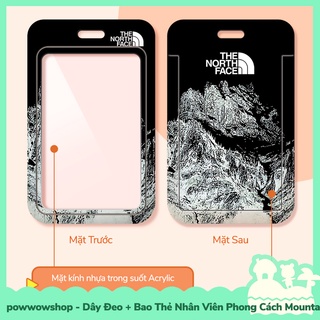 [Sẵn VN - Hỏa Tốc] Dây Đeo & Bao Đựng Thẻ Nhân Viên PC + Acrylic Mẫu Phong Cách Mountain Gentleman Style