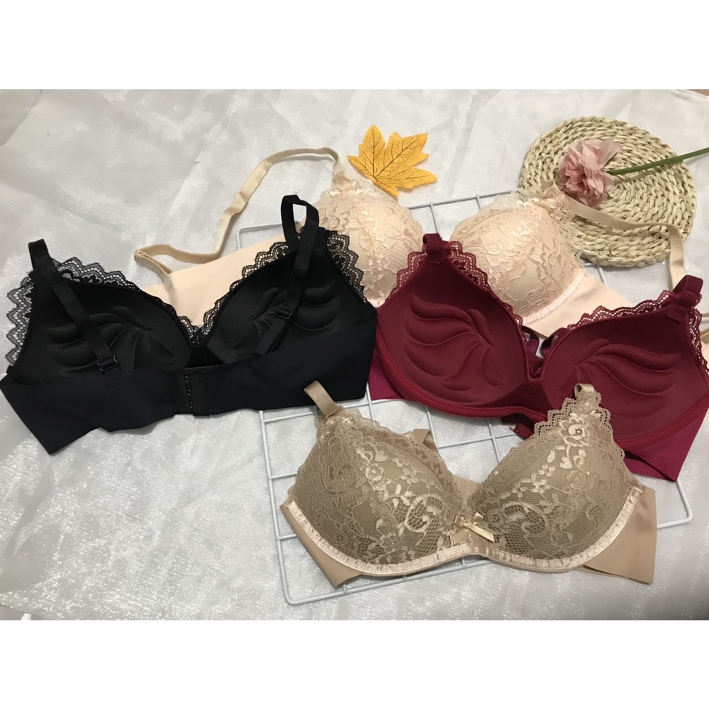Áo Ngực Nữ Đẹp, Áo Lót Nữ Không Gọng Mút Vừa - Thương Hiệu 12H